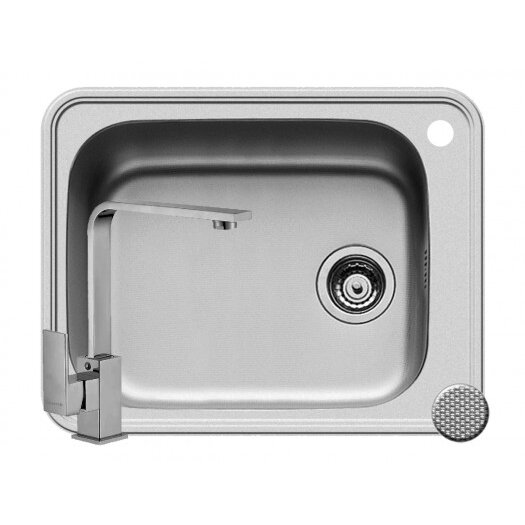 Set Chiuveta Inox + Baterie CECILIA SPACE PLUS 1B