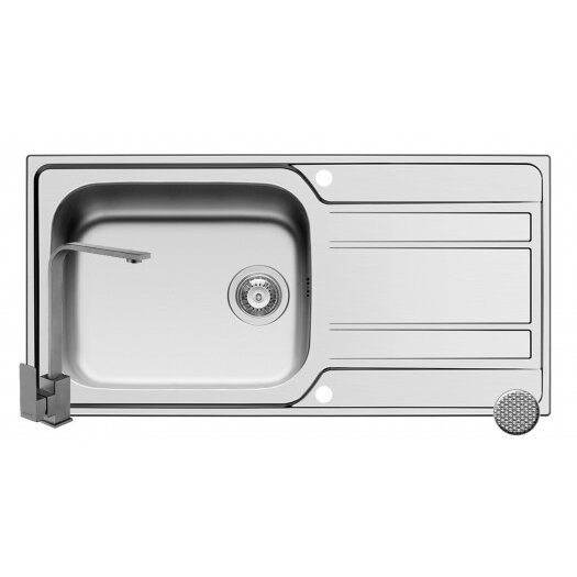 Set Chiuveta Inox + Baterie ECO CECILIA ZEDA EXTRA