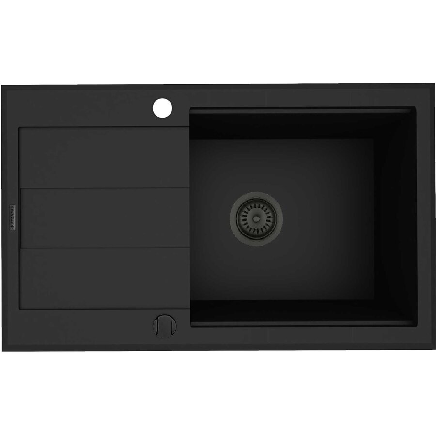 Set Chiuveta Pyragranite Sparta Plus Lux Volcano si Tocator