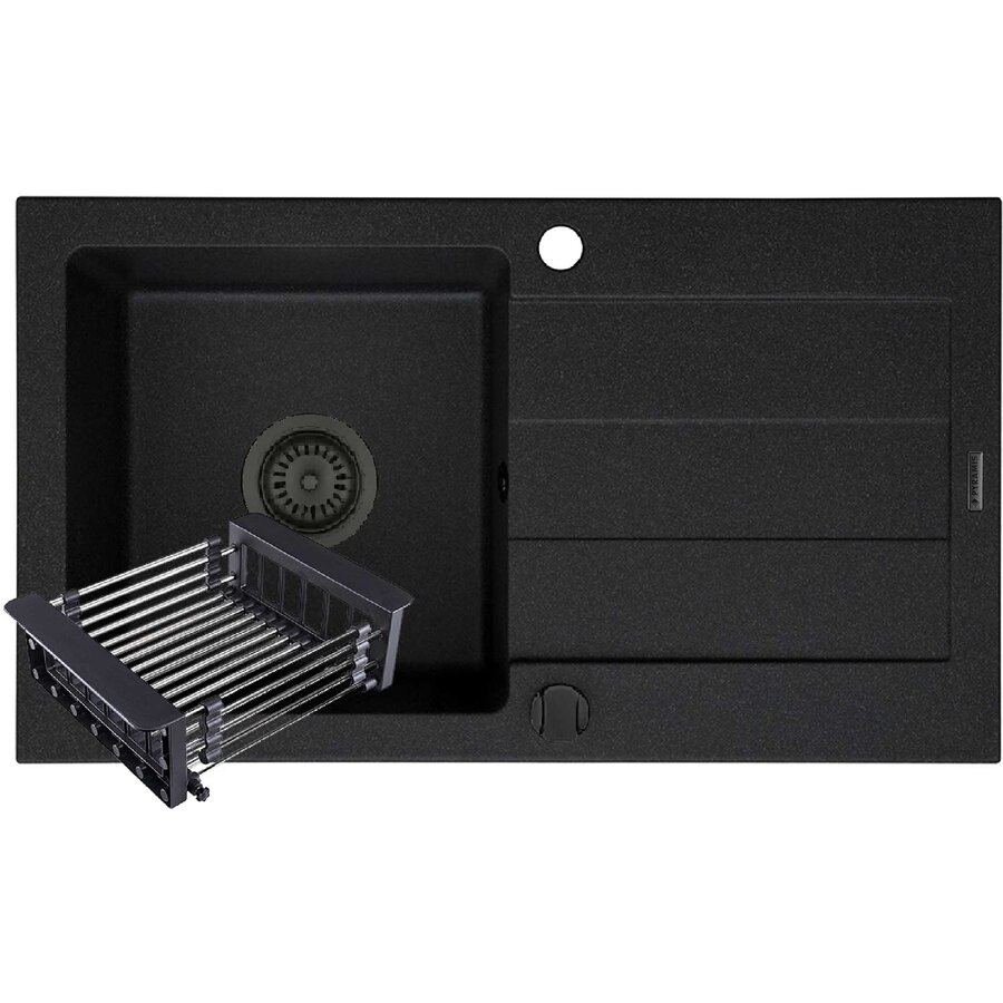 Set Chiuveta Pyragranite Sparta si Cos Extensibil