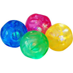 Set De 4 Mingi Senzoriale Cu Lumini Multicolor