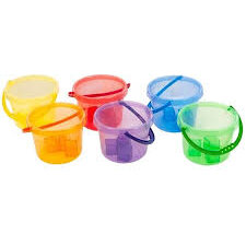 Set De 6 Galetuse Translucide  Colorate Pentru Activitati Senzoriale