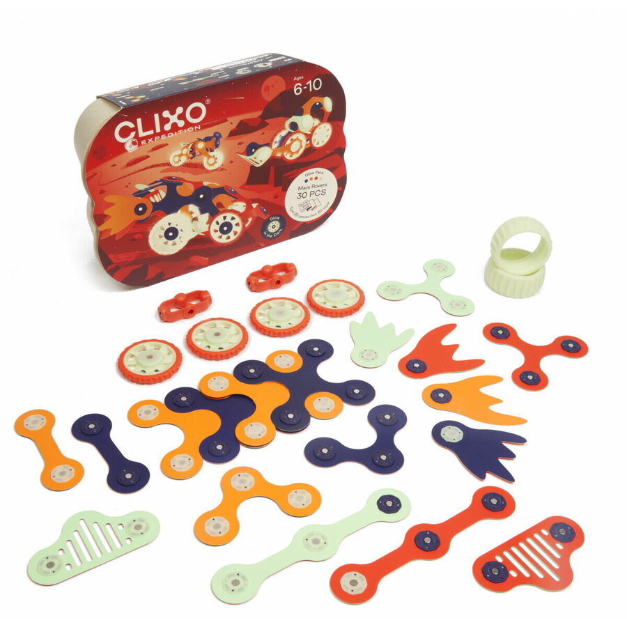 Set de Constructie Magnetic Vehicule Spatiale  30 Piese 6 Ani+ Multicolor