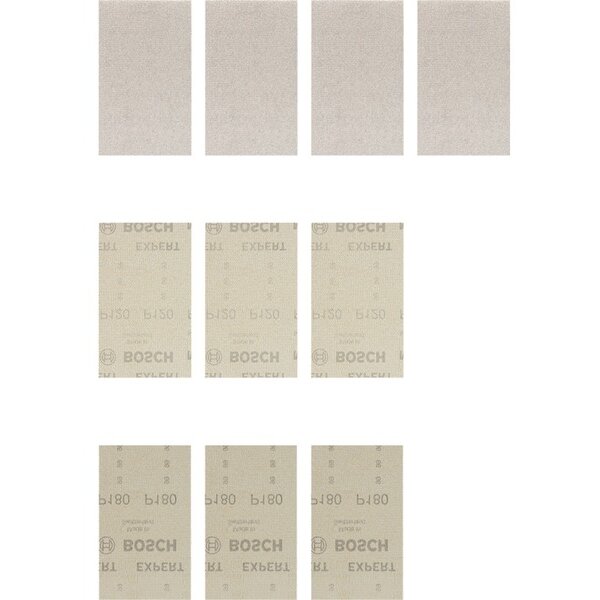 Set Foi Abrazive Expert M480 cu Sita pentru Slefuitor Orbital 80 x 133mm K80 / 120 / 180 10x Bucati