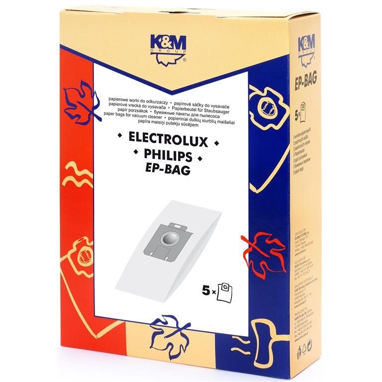 Set Saci Hartie pentru Aspirator Electrolux / Philips Universal (S-Bag) 5 Bucati