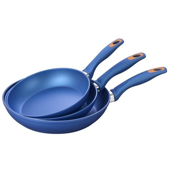 Set ZG-ZCS 06  Aluminiu  x3 Tigaie  Albastru