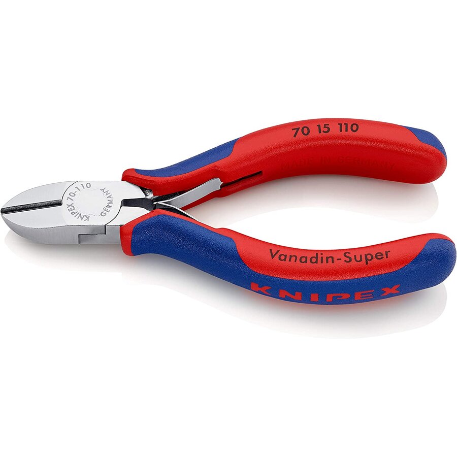 side cutters 70 15 110, cutting pliers (red/blue, length 110mm)