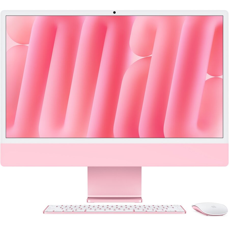 Sistem All in One iMac 24 inch IPS M4 10-Core 16GB 256GB SSD macOS Pink