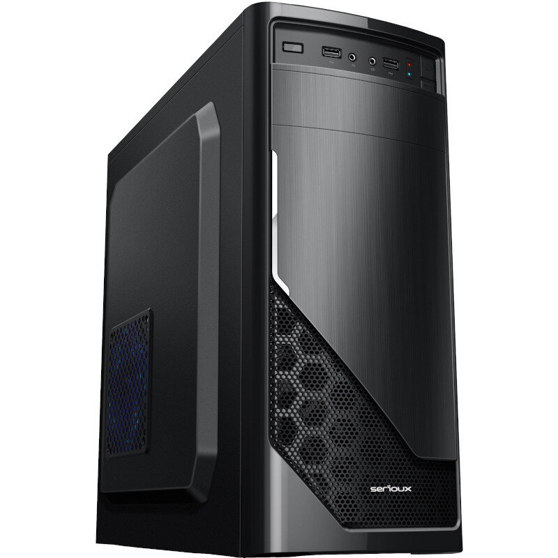 Sistem desktop HR Intel Core i3-13100 8GB 512GB SSD Windows 11 Pro Black