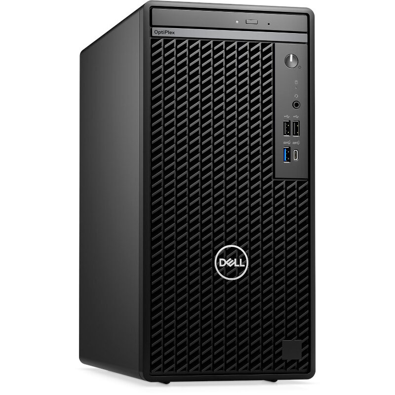 Sistem desktop OptiPlex 7020 MT Intel Core i3-14100 8GB DDR5 512GB SSD Linux 3Yr ProS NBD Black