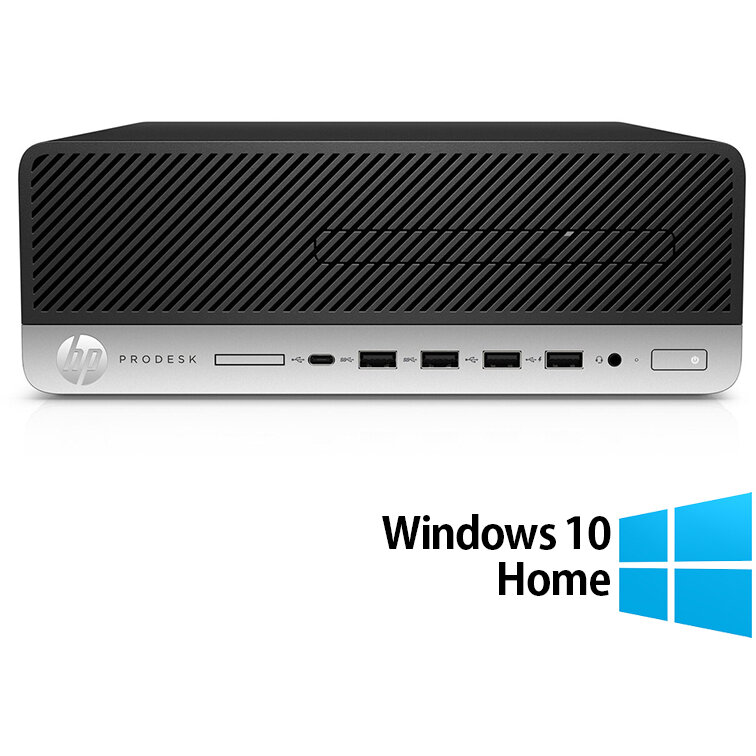 Sistem desktop ProDesk 600 G3 Intel Core i3-7100 8GB 240GB SSD Windows 10 Home Black