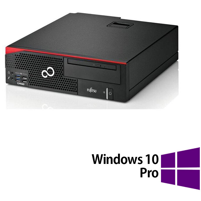 Sistem desktop Refurbished Esprimo D957 Intel Core i5-6500T 8GB 500GB HDD Windows 10 Pro Black
