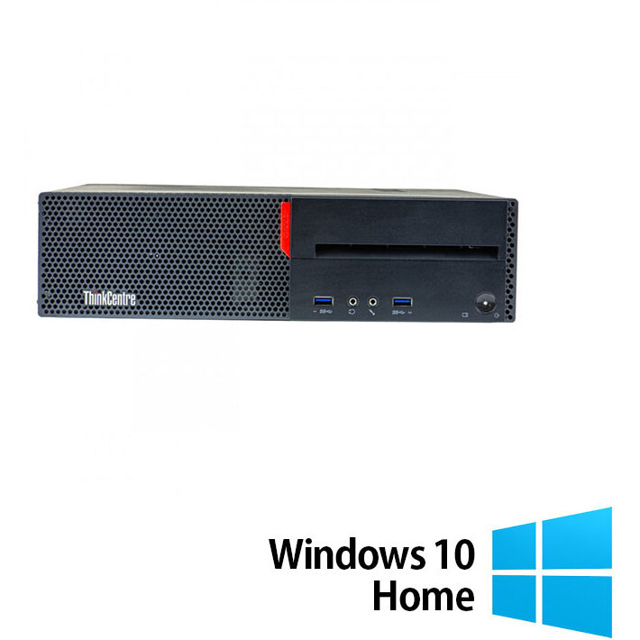 Sistem desktop Refurbished M700 Intel Core i7-6700 8GB 256GB SSD Windows 10 Home Black