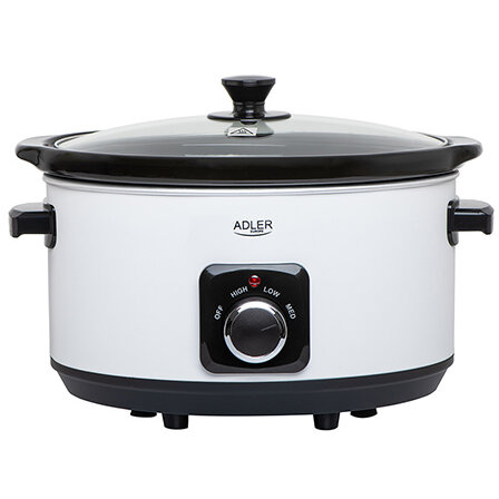 Slow Cooker AD 6413 5.8l 1600W 18xPrograme Alb
