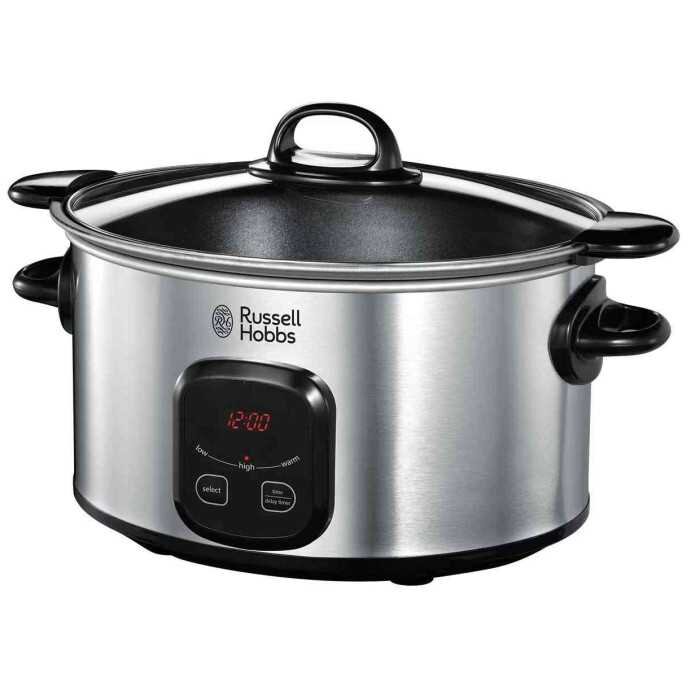 Slow cooker Maxi Cook 22750-56 6 L 3 Setari Oala Detasabila Control Digital Inox