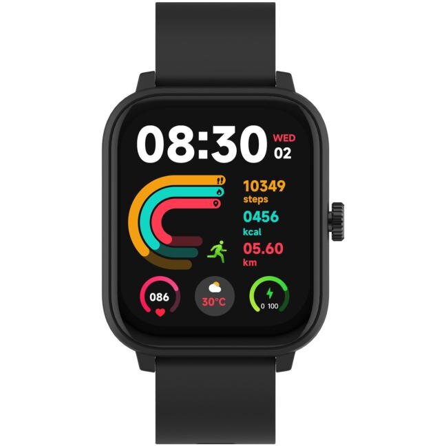 Smartwatch 4 1.85 Amoled IP68 GPS Negru