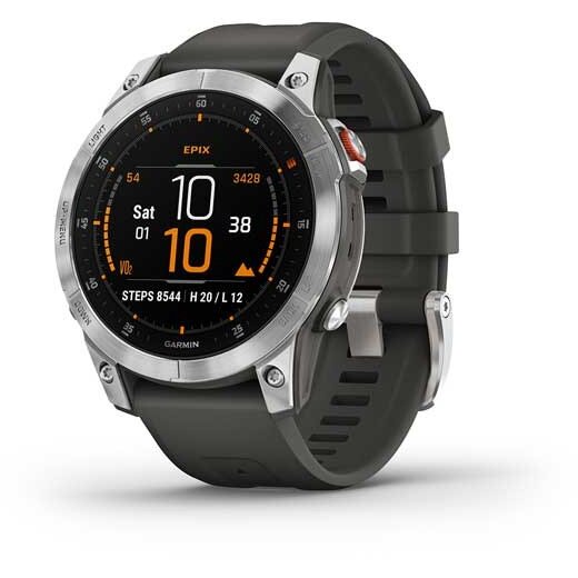 Smartwatch EPIX 3.3Cm 1.3Inch Amoled Digital 416 x 416 Touchscreen Silver