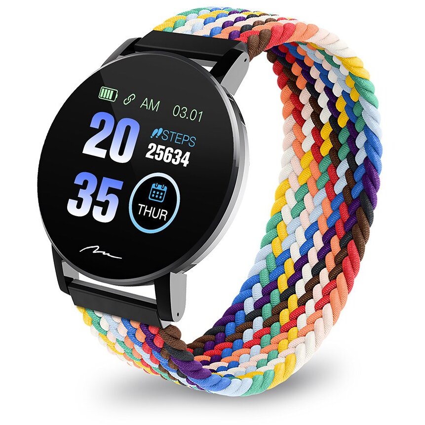 Smartwatch THAITI MT871 Monitorizare Puls Pedometru Alarma Notificare Apeluri  Functii Sport Multicolor