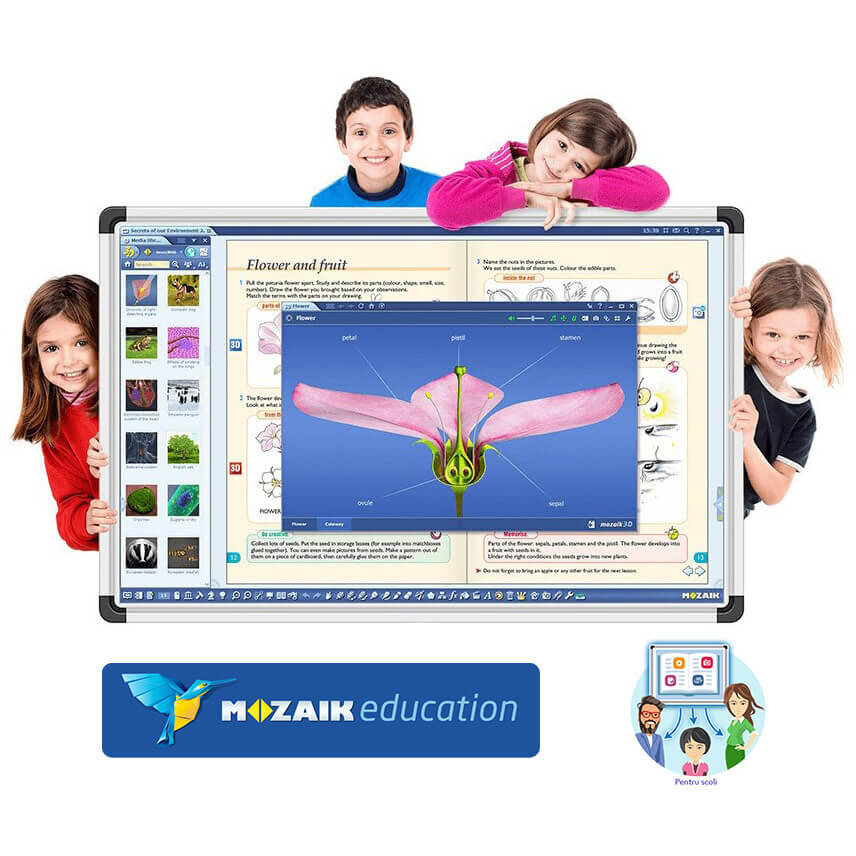 Software Educativ mozaBook Classroom Monolingv Lectii Interactive in Timp Real Licenta 1 Dispozitiv / 2 Ani