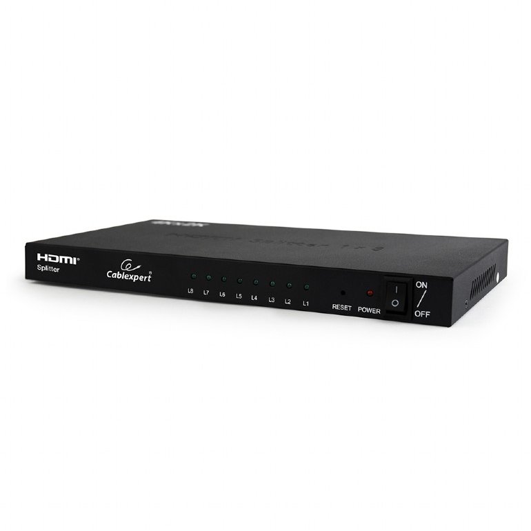 Splitter DSP-8PH4-03 HDMI 8 porturi Negru
