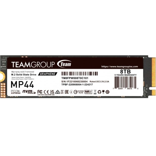 SSD 8TB PCIe M.2