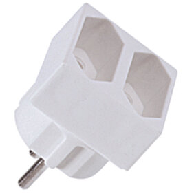 Stecher Dublu 921271 V PE25 Alb