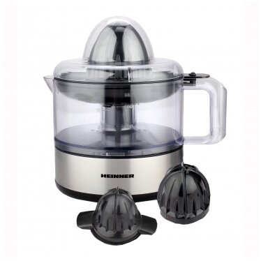 Storcator Citrice 30W 0.5l Reverse 2 Conuri Argintiu