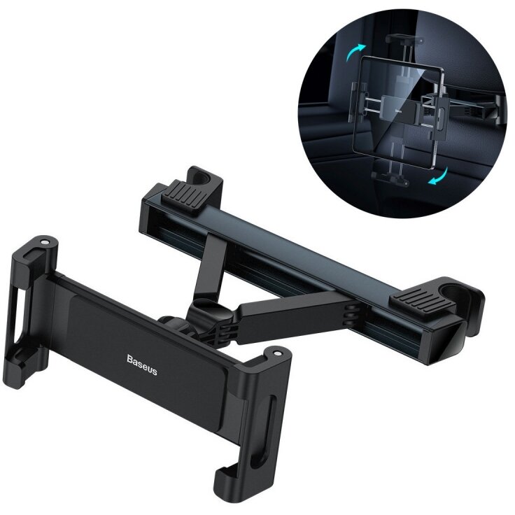 Suport Auto JoyRide Pro Pentru Tableta Pentru Bancheta Din Spate Negru