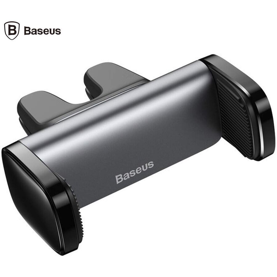 Suport Auto Steel Cannon pt Smartphone Fixare Grilaj Ventilatie Corp Metalic Negru