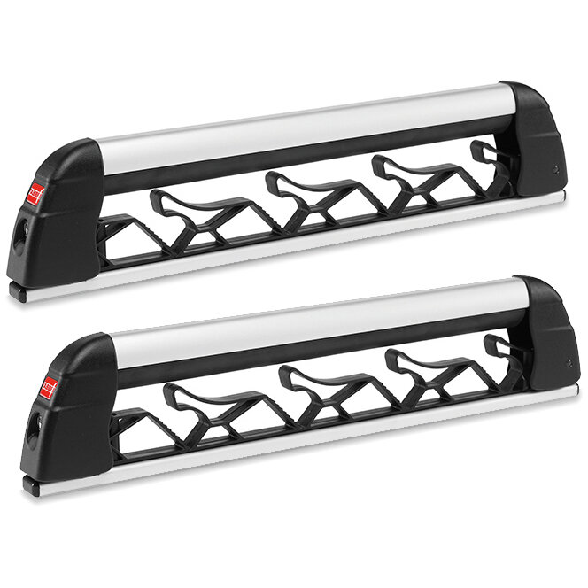 Suport Schiuri Aluski & Board Pentru 3 Perechi De Schiuri Sau 2 Snowboard Negru/Alb