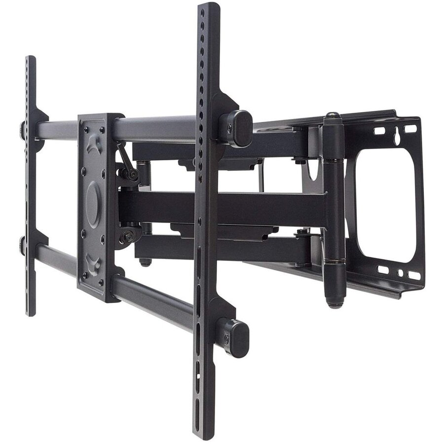 Suport TV Monitor Mount Wall Full Motion 37-75inch Black VESA 200x200 to 800x400mm Max 75kg LFD Tilt & Swivel with 3 Pivots Negru