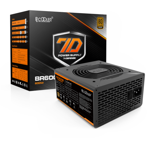 Sursa GI-BR Series GI-BR600 600W  80+ Bronze 87% Negru