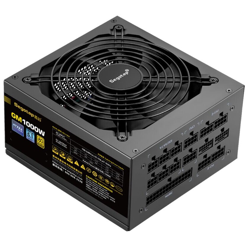 Sursa PC GM1000W 1000W Full Modulara Certificare 80 Plus Gold Negru
