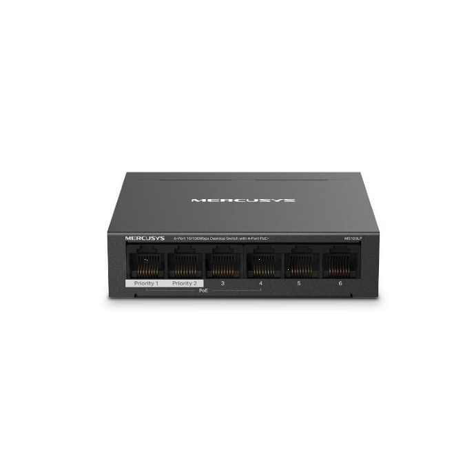 Switch 6 Port MS106LP Negru