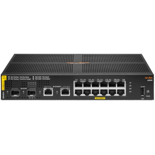 Switch CX 6000 Series desktop Gigabit Managed 14x RJ-45 2x SFP 139W PoE+