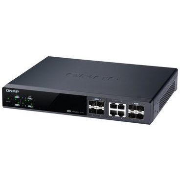 Switch QSW-M408-4C  12 Port Managed Negru