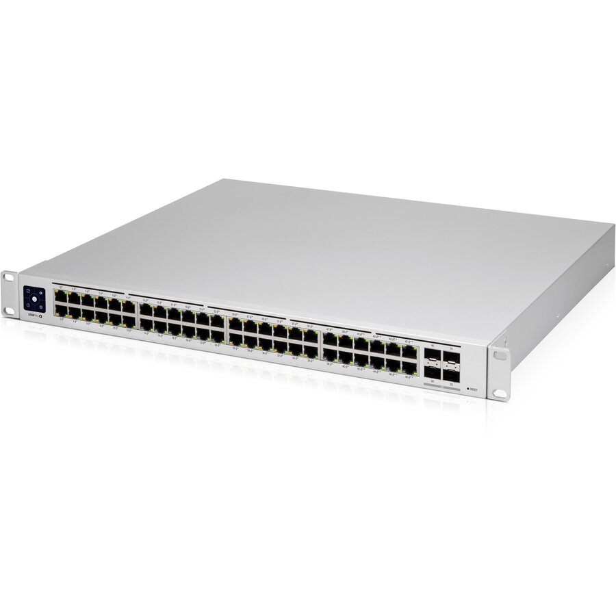 Switch UniFi Pro 48-Port PoE Managed L2/L3 Gigabit Ethernet (10/100/1000) Power over Ethernet (PoE) 1U Gri