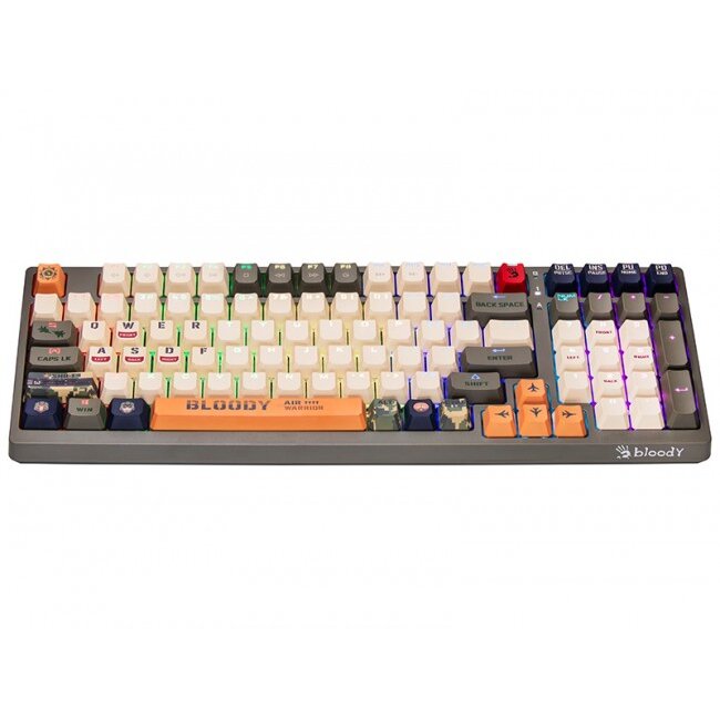 Tastatura Bloody S98 USB Aviator BLMS Red Plus Switches Gri