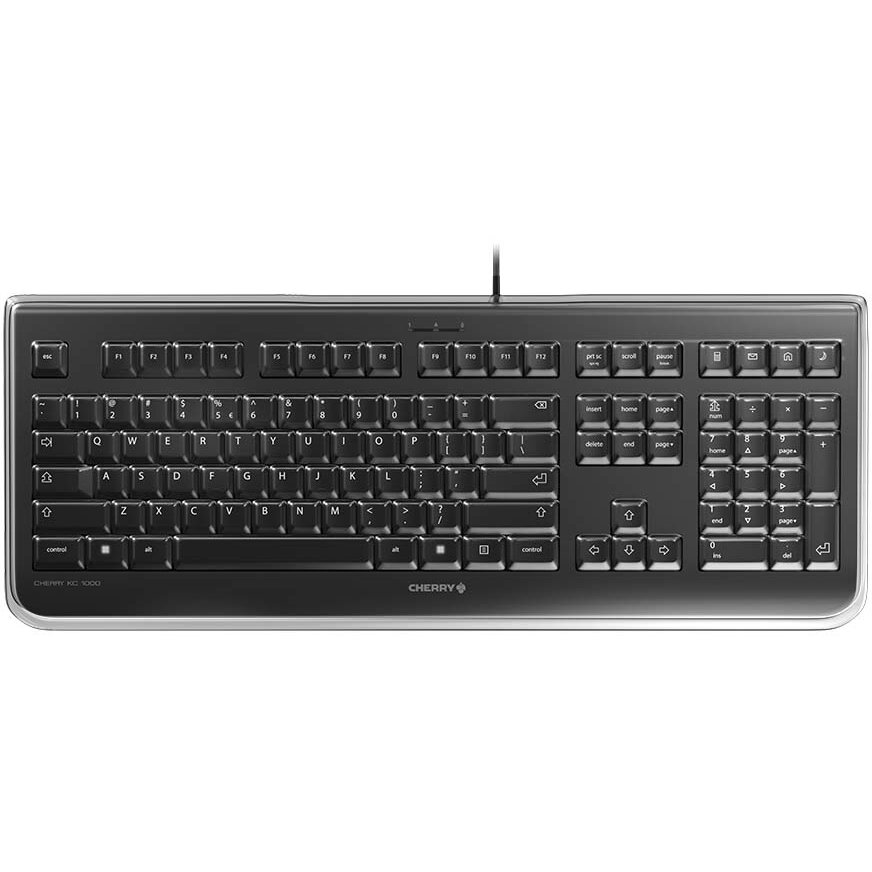 Tastatura Cu Fir KC 1068 Layout English US 108 Taste USB Negru