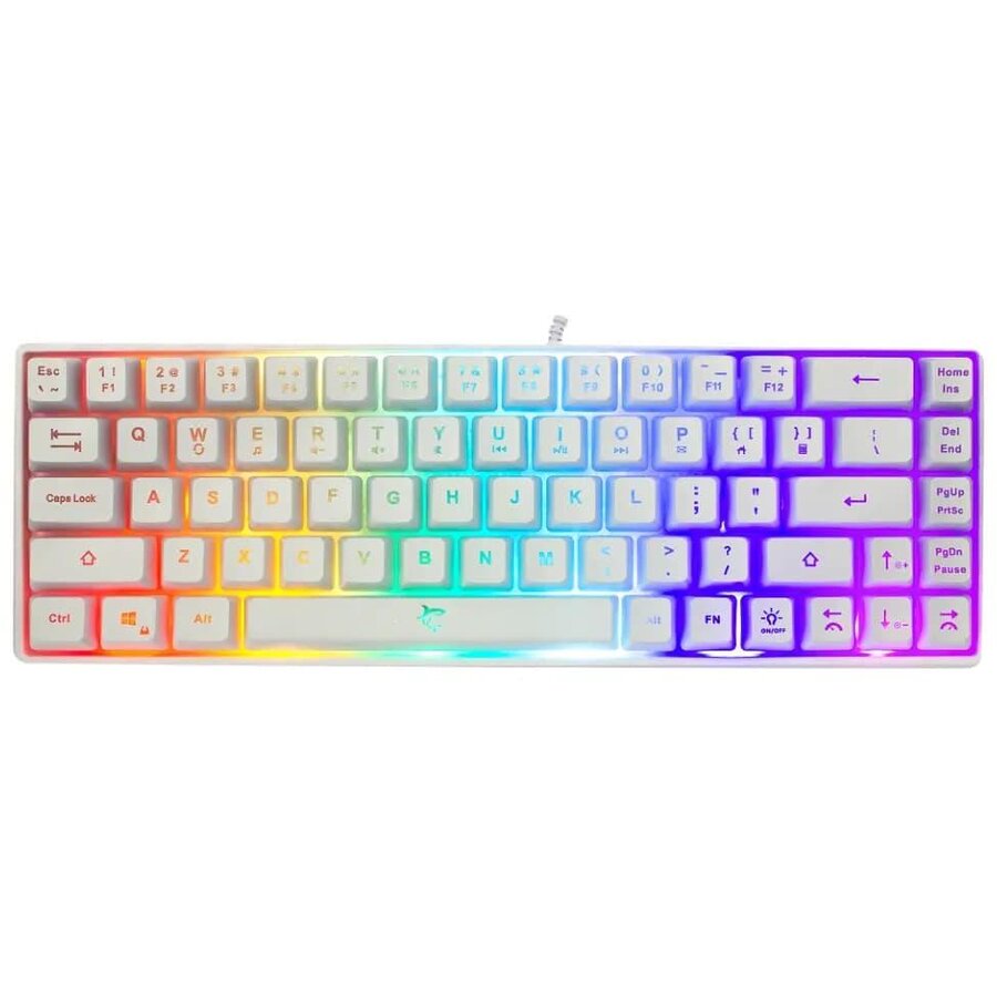Tastatura Gaming   GK-2201 Ronin   US  RGB  	Alb
