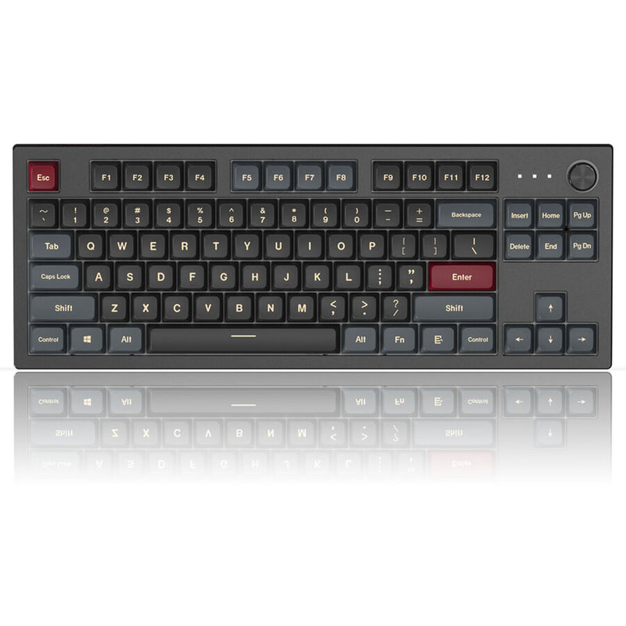 Tastatura Gaming MKey TKL Darkness Switch GateronG Pro 2.0 Yellow Layout US Negru