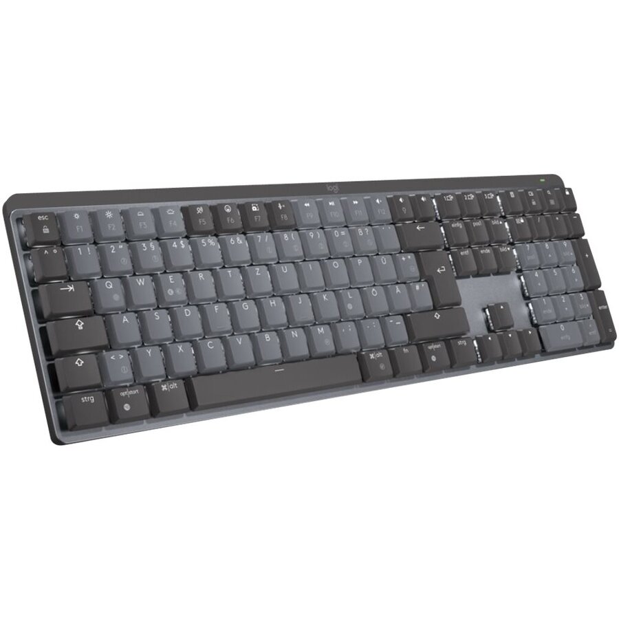 Tastatura Low Profile MX Mechanical Wireless Illuminata Performance MultiOS  UCB-C US Graphite