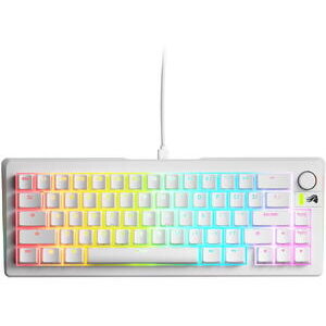 Tastatura Mecanica GMMK 3 65% Prebuilt USB-C Fox Switches US Layout 66 Taste Alb