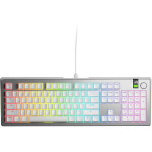 Tastatura Mecanica GMMK 3 PRO 100% Prebuilt USB-C Fox Switches US Layout 104 Taste Gri