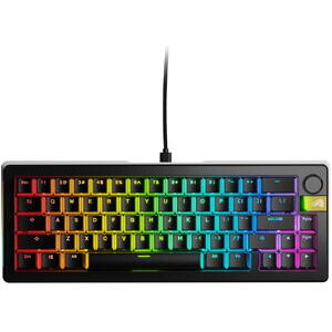 Tastatura Mecanica GMMK 3 PRO HE 65% Prebuilt USB-C Fox HE Switches US Layout 66 Taste Negru