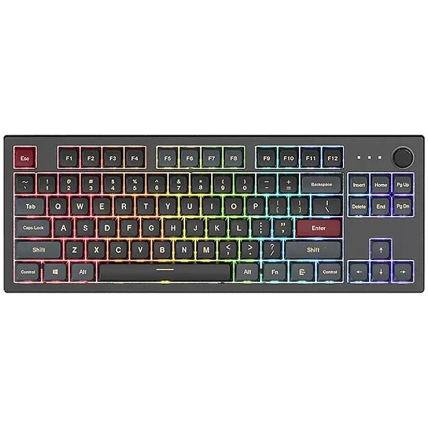 Tastatura MKey TKL Darkness Red