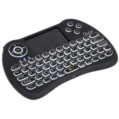 Tastatura Qwerty cu Touchpad Q5 Dedicata SMART TV BOX MINI Negru