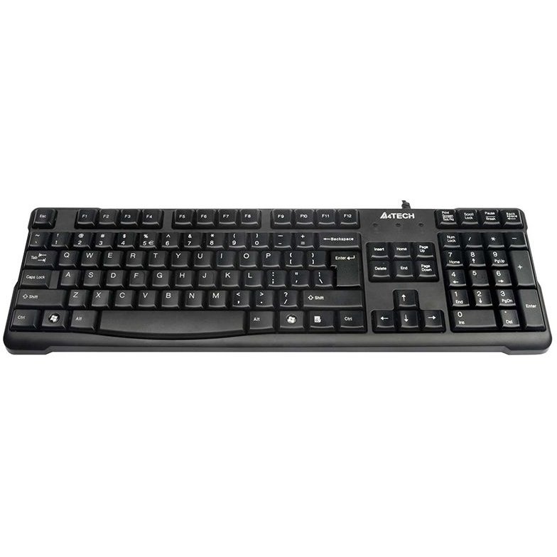 Tastatura Standard ComfortKey FN A4-KR750USB cu Fir Negru