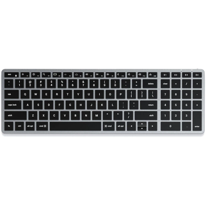 Tastatura Wireless X2 Slim Bluetooth Keypad  US Gri