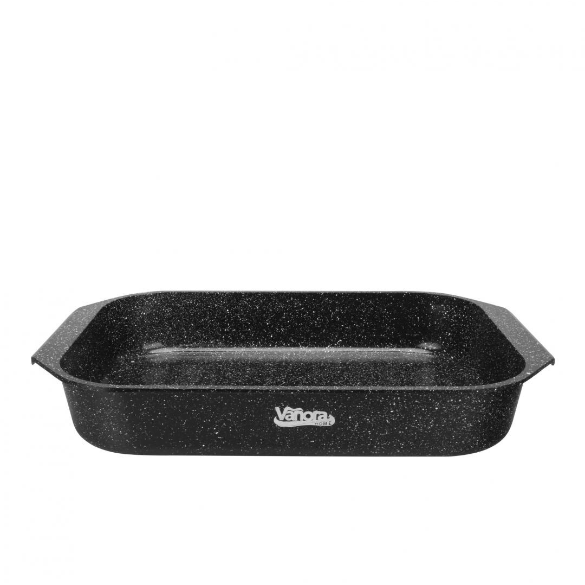 Tava Inalta Aluminiu 39.5x26X6.3Cm Negru